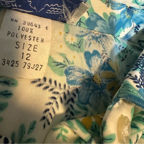 Vintage 70s Cape Cod Match Mates Polyester Blouse - Picture 3 of 8